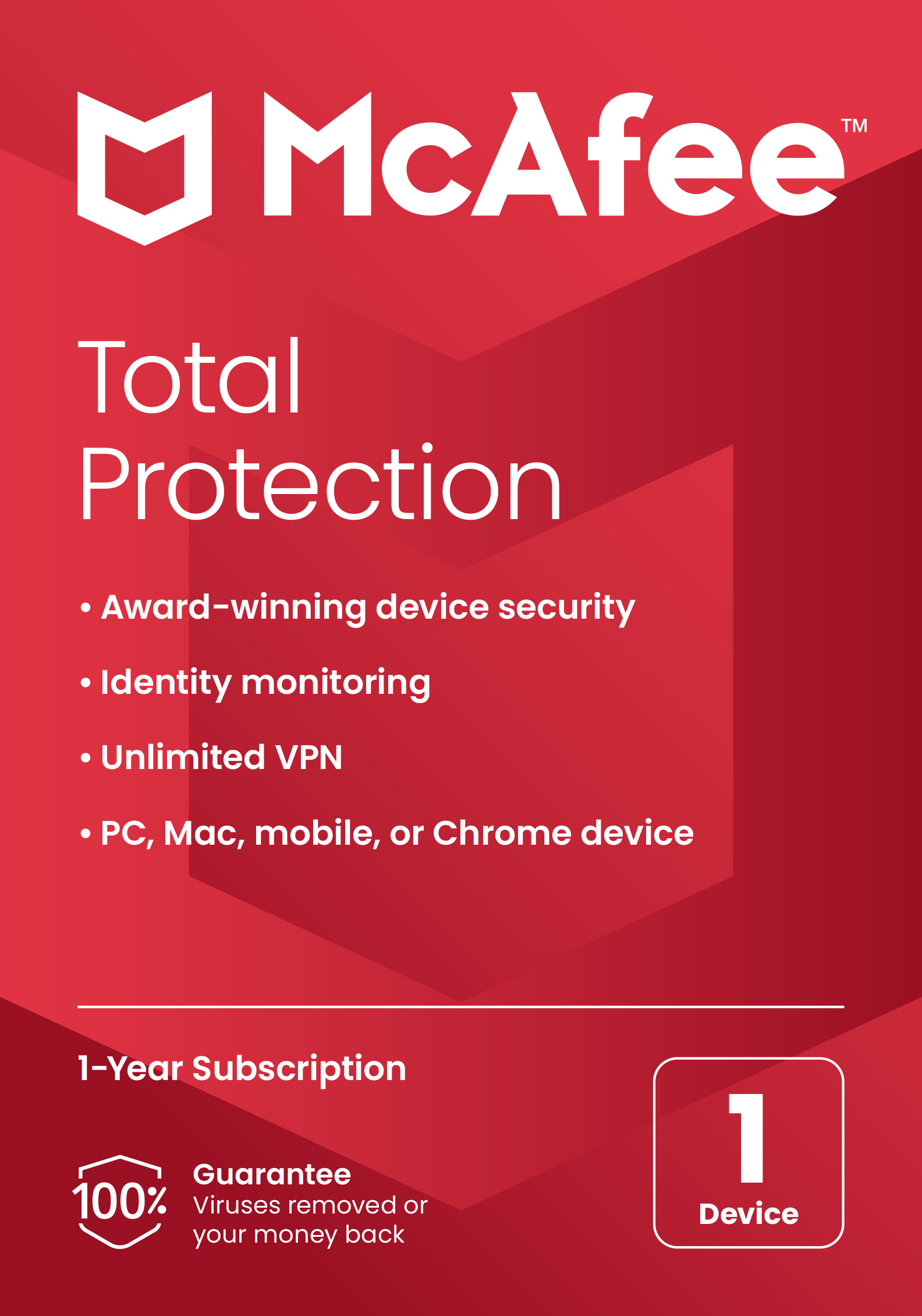 McAfee Total Protection 1 device