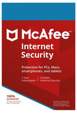 McAfee Internet Security 1 appareil