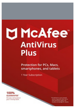 McAfee Antivirus Plus 1 appareil