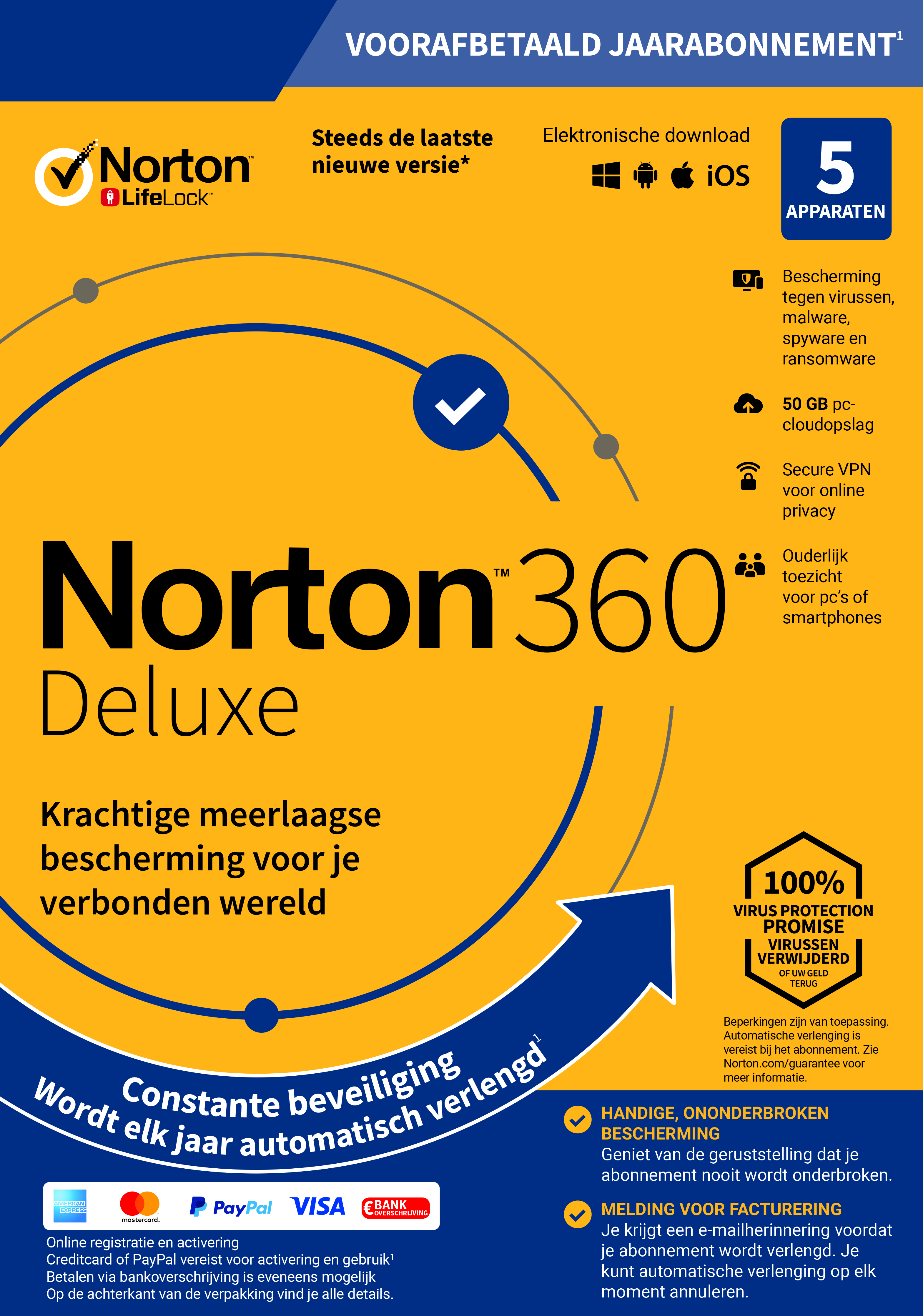 Norton 360 Deluxe 5 devices  CANADA region