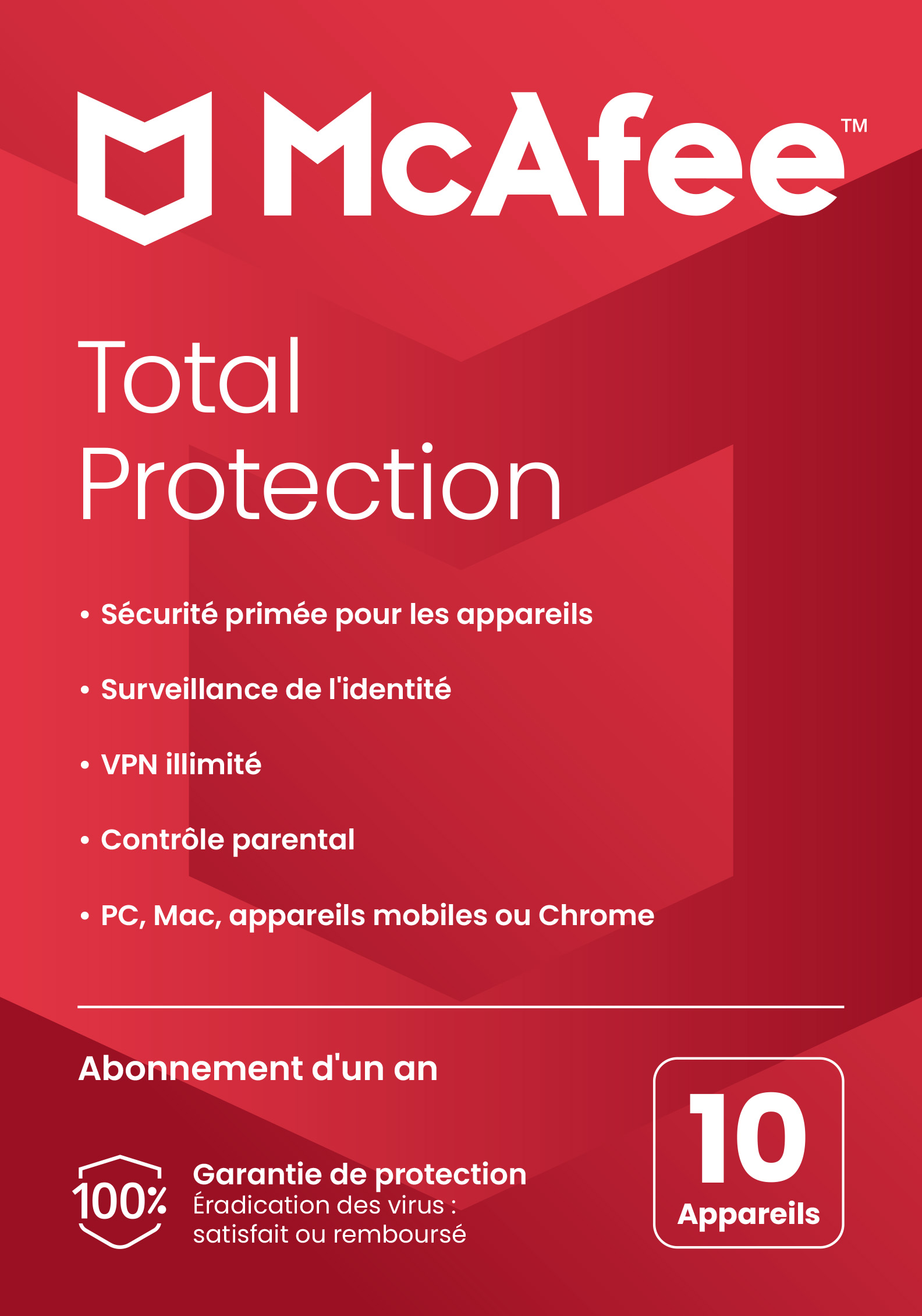 McAfee Total Protection FR 10